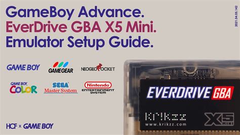 EverDrive GBA X5 Mini Emulator Setup Guide Goomba PocketNES SMS