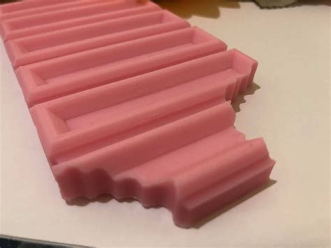 Bitten Chocolate Bar Soap Mould Wax Mould Plastic Mould Etsy Uk