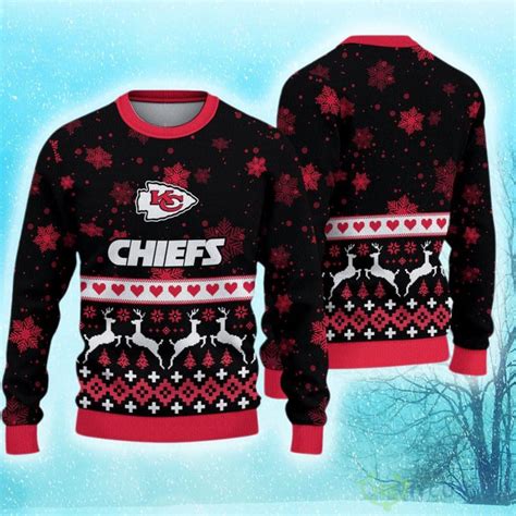 Kansas City Chiefs Christmas Snow Limited Edition Ugly Sweater