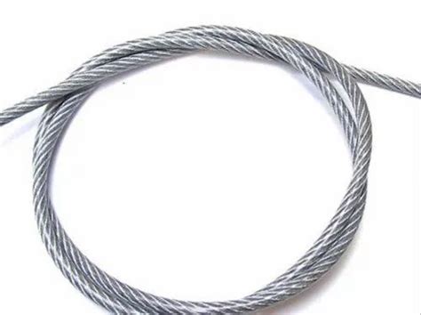 Galvanized Steel Pvc Coated Wire Ropes Thickness Mm At Rs Meter In