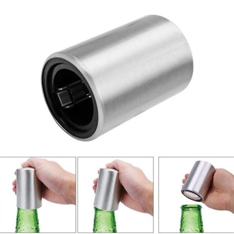 Jual Alat Pembuka Tutup Botol Stainless Otomatis Bottle Opener Bir Wine