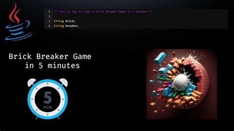 JAVA BRICK BREAKER GAME How To Code A Brick Breaker Game In 5