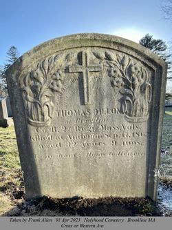 Pvt Thomas Dillon 1829 1862 Monumento Find A Grave