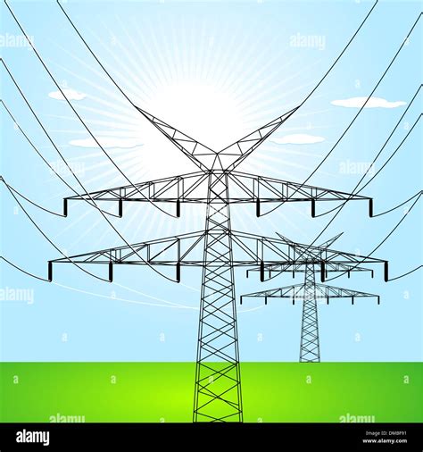 Energieversorgung Stock Vector Images Alamy