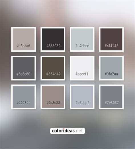 Peat Gray Dark Slate Gray C1c0c6 Color Palette Color Palette Ideas