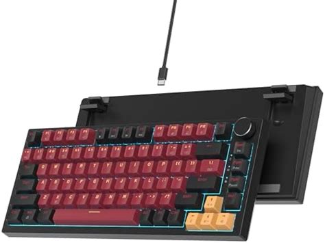 Ussixchare Gasket Mount Mechanical Keyboard Wired Custom Hot Swappable Rgb Backlit Tkl