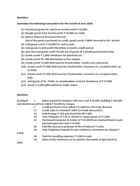 Journal Questions Pdf