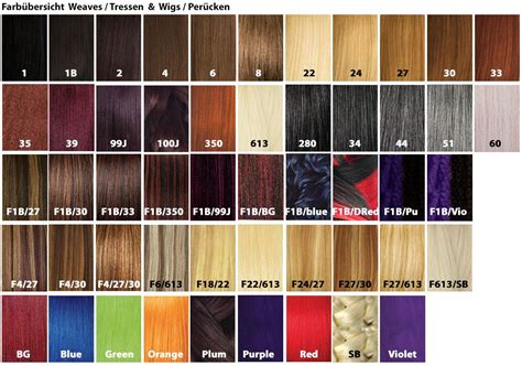 Xpressions Braiding Hair Color Chart A Guide To Perfect Color Combinations Calendar Printables