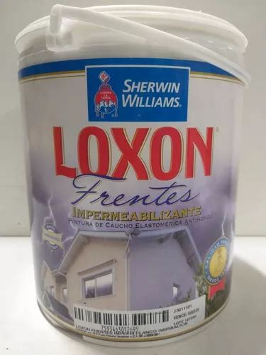 Pintura Loxon Frentes Impermeabilizante Blanco Sherwin Willi Mercadolibre