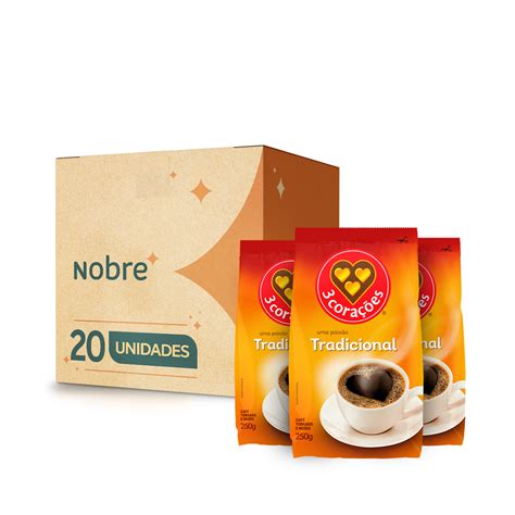 Café Torrado e Moído Tradicional Almofada Três Corações 250g