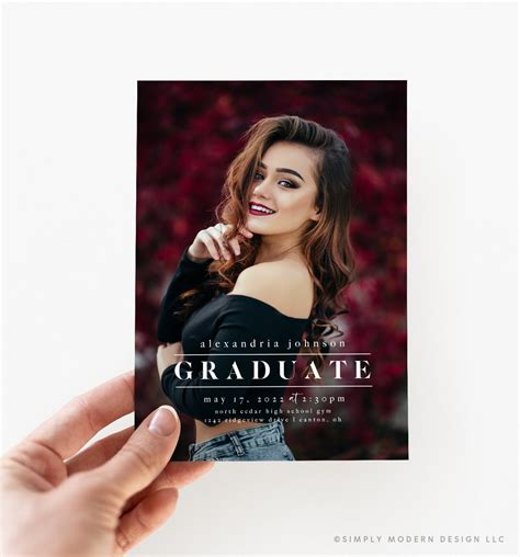 Graduation Announcement Or Invitation Grad Party Senior Etsy