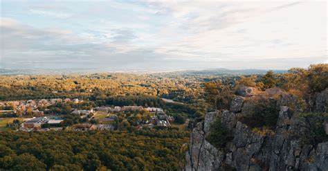 Gray Rock Formation and Trees · Free Stock Photo