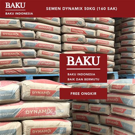 Jual Semen Dynamix Holcim 50kg 160 Sak Free Ongkir Shopee Indonesia