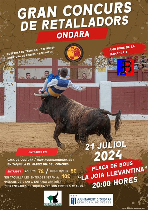 Cartel Concurso De Recortadores De Ondara Lamarinaalta