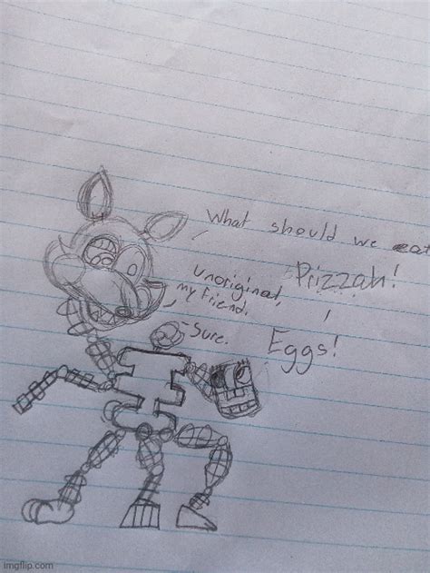 I Realized I Havent Drawn Mangle In Awhile Imgflip