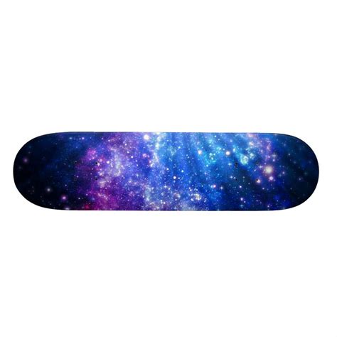 Galaxy Skateboard Deck Zazzle Skateboard Deck Art Cool Skateboards