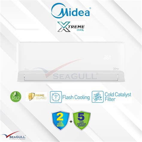 Midea Non Inverter R Wall Mounted Msagb Crn Xtreme Cool Series