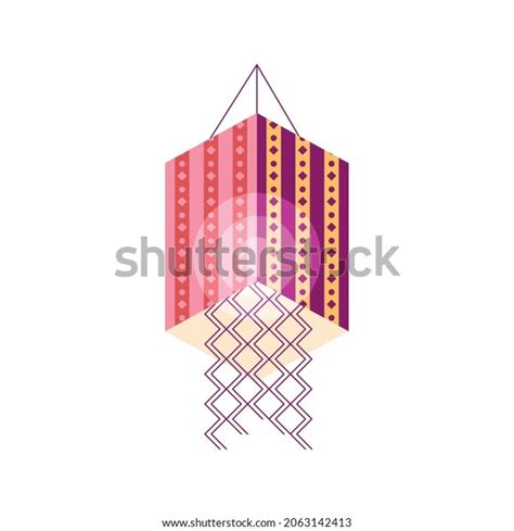 Square Diwali Kandil Over Royalty Free Licensable Stock Vectors