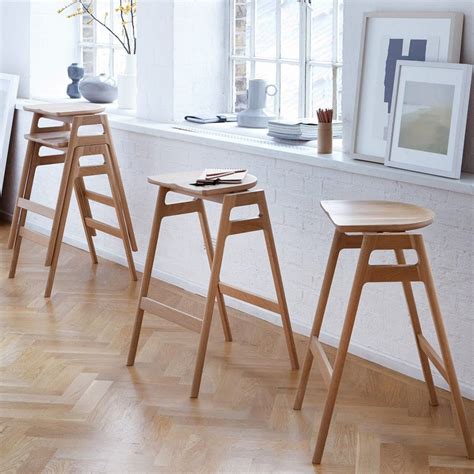 Ercol Svelto Cabinet Stacking Bar Stool Modern Kitchen Interiors