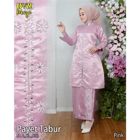 Jual Set Baju Kurung Payet Melayu Baju Kurung Malaysia Bahan BridaL