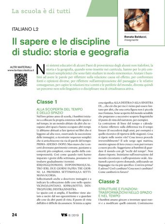 Il Sapere E Le Discipline Di Studio Storia E Geografia Raccolta