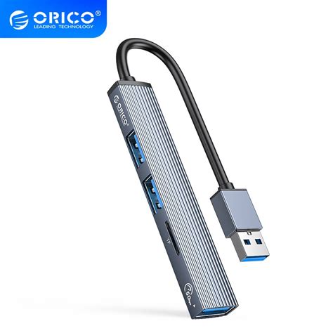 Orico Usb Hub Port Card Reader Aluminum Ah A F Gy