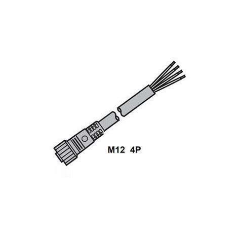 Panasonic CN 24B C2 Cordset For LX100 M12 4P 90 4W 5M MFGD For Sale