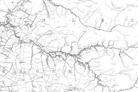 Map Of Ayrshire Sheet 036 Ordnance Survey 1857 1860 PICRYL Public