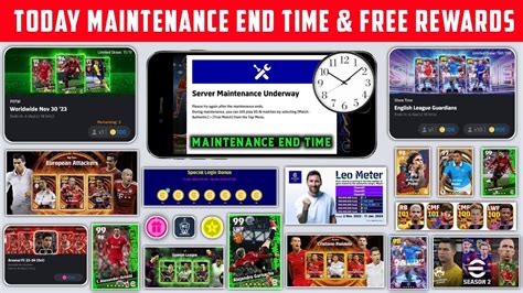 Today Maintenance End Time In Efootball Mobile Pes Server