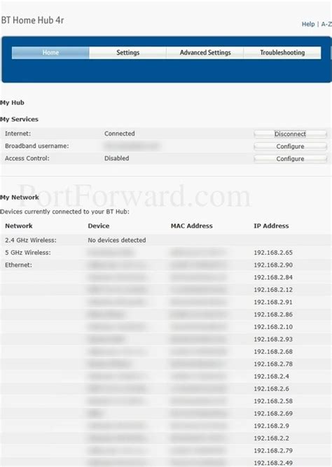 Forwarding Ports In A Bt Home Hub 4r Router