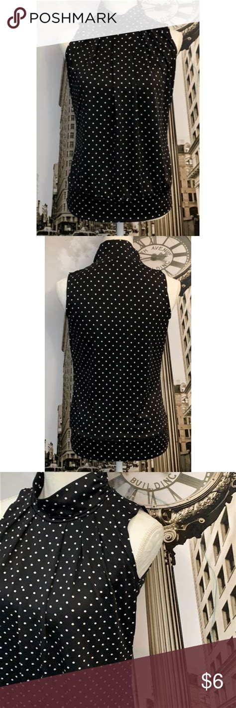 Spotted While Shopping On Poshmark Black And White Polkadot Turtleneck