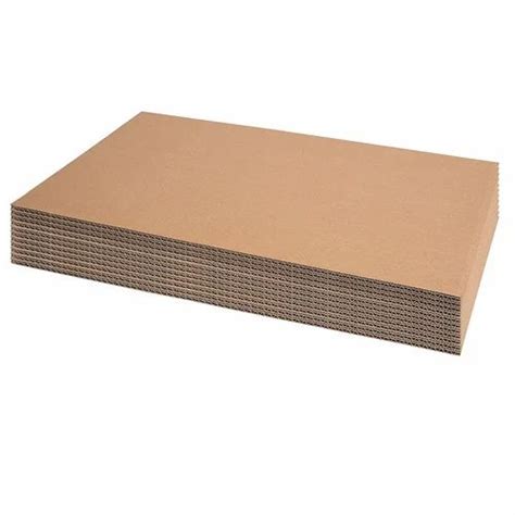 Wood Pulp Brown Corrugated Packaging Sheet Packaging Type Packet