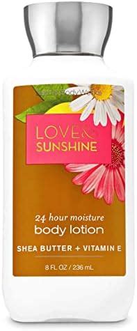 Bath Body Works Signature Collection Love Sunshine Super Smooth