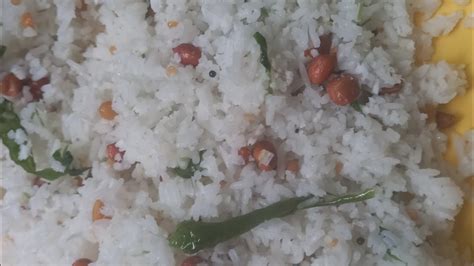 Coconut Rice Recipe Thengai Sadam Variety Rice ತೆಂಗಿನಕಾಯಿ ಅನ್ನ Nariyal Chawal Youtube