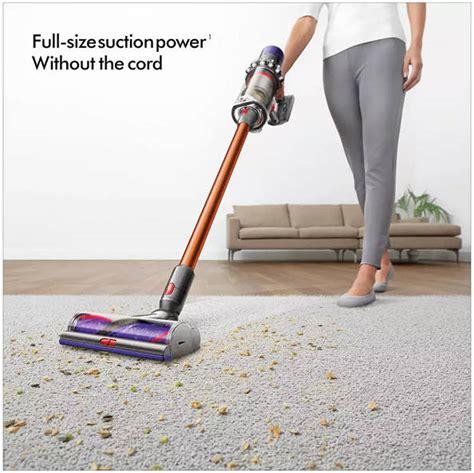 Dyson V10 Absolute Cordless Vacuum Cleaner 3 Power Modes Side Suction