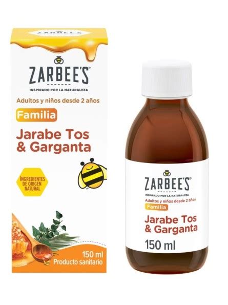 ZARBEES JARABE FAMILIA TOS Y GARGANTA 150 ML