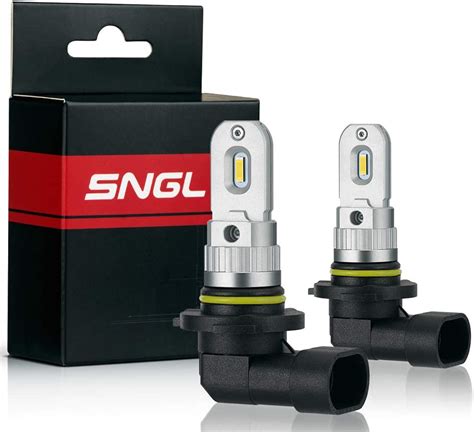 Amazon SNGL 9145 LED Fog Light Bulbs Yellow 3000K Super Bright