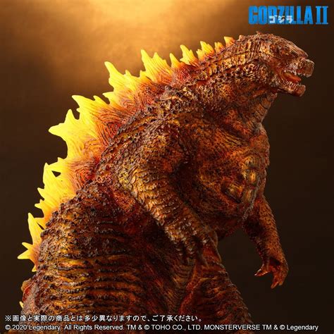 Godzilla King Of The Monsters Burning Godzilla Statue By X Plus