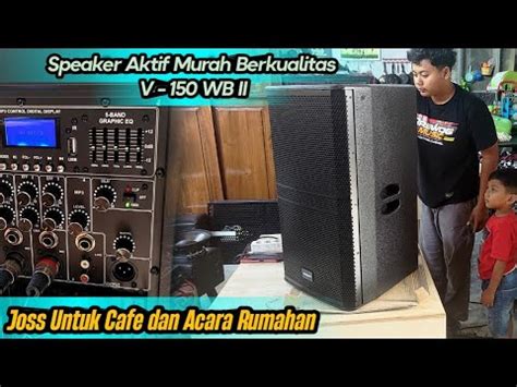 Betavo Aktif Speaker Sangat Murah V Wb Ii Cocok Untuk Cafe Dan