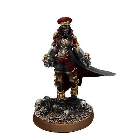 IMPERIAL SOLDIER FEMALE COMMISSAR WITH FISTS OF POWER – Wargame Exclusive