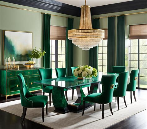 The Complete Guide To Emerald Green Dining Room Sets Corley Designs