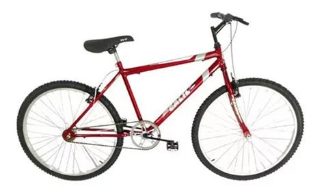 Bicicleta Aro 26 Passeio Calil Masculino Adulto Vermelho