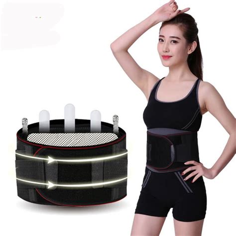 Tourmaline Self Heating Lumbar Back Waist Support Brace Magnetic