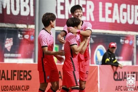 김은중호 U 20 축구대표팀 몽골 7 0 완파아시안컵 본선 보인다