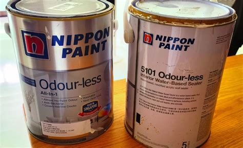 Nippon Paint Odour Less All In Lilly White Furniture Home Living