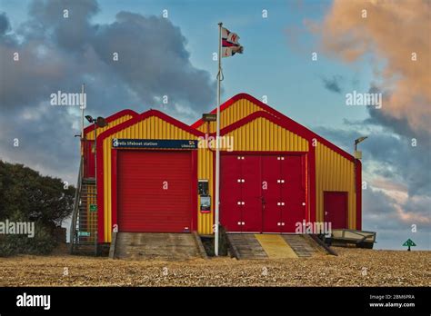 RNLI Lifeboat Station At Wells Next The Sea Beach Norfolk UK Taken At