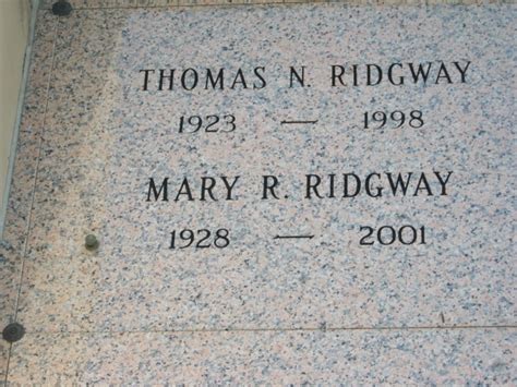 Thomas Newton Ridgway Jr 1923 1998 Find A Grave Memorial