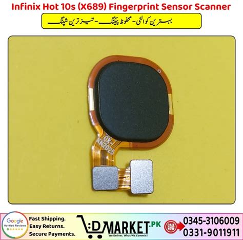 Infinix Hot S X Fingerprint Sensor Scanner Exclusive