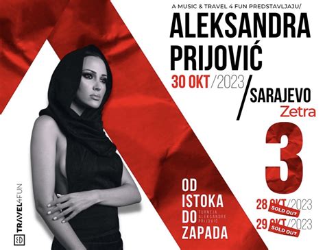 Vjerovali Ili Ne Aleksandra Prijovi Zakazala Koncert U Zetri Po