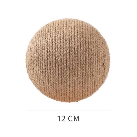 Griffoir Boule à gratter en Sisal pour chat jouet interactif poste à